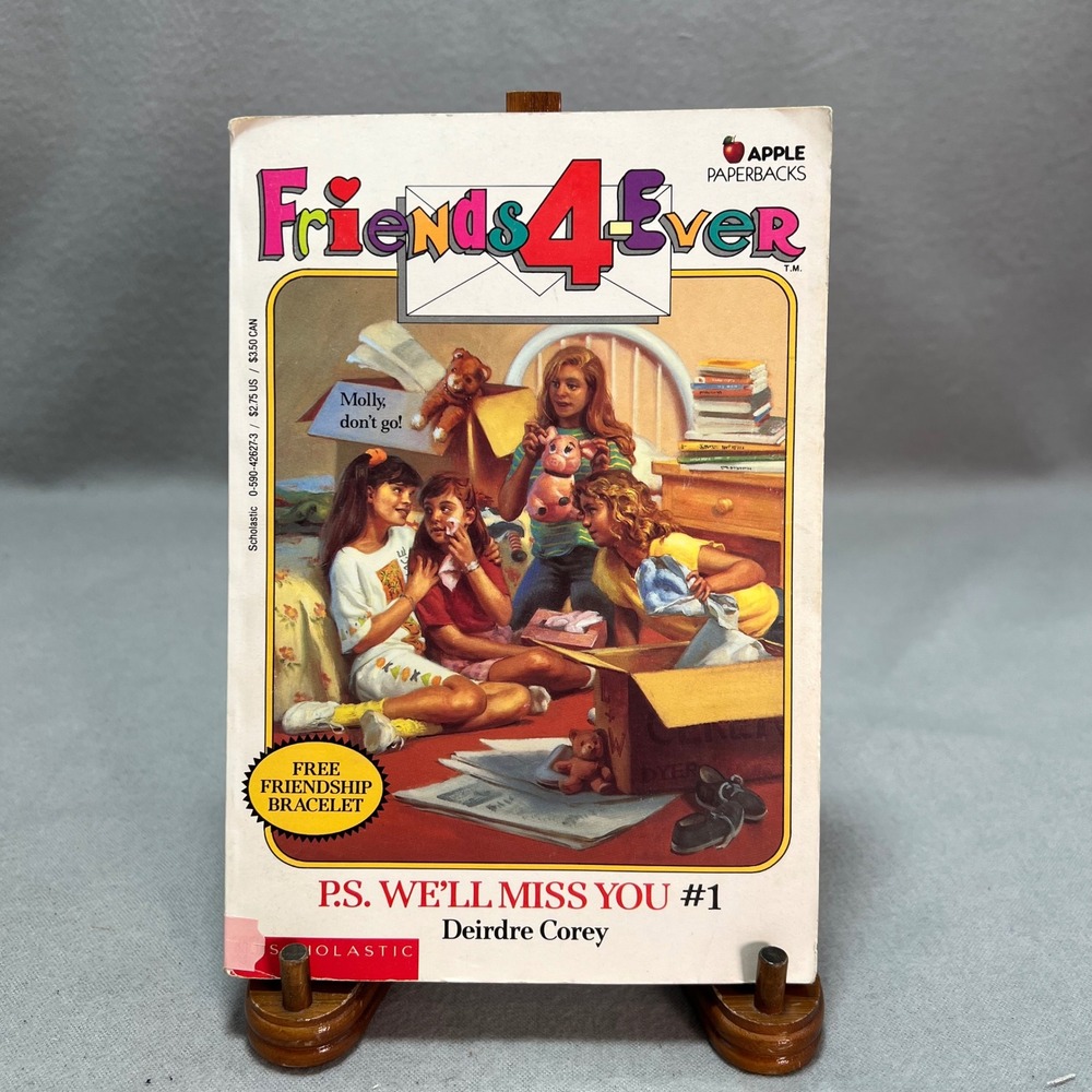 Friends 4-Ever Deirdre Corey 90s Vintage Paperbacks Lot of 4 YA Young Adult Teen - Picture 3 of 11